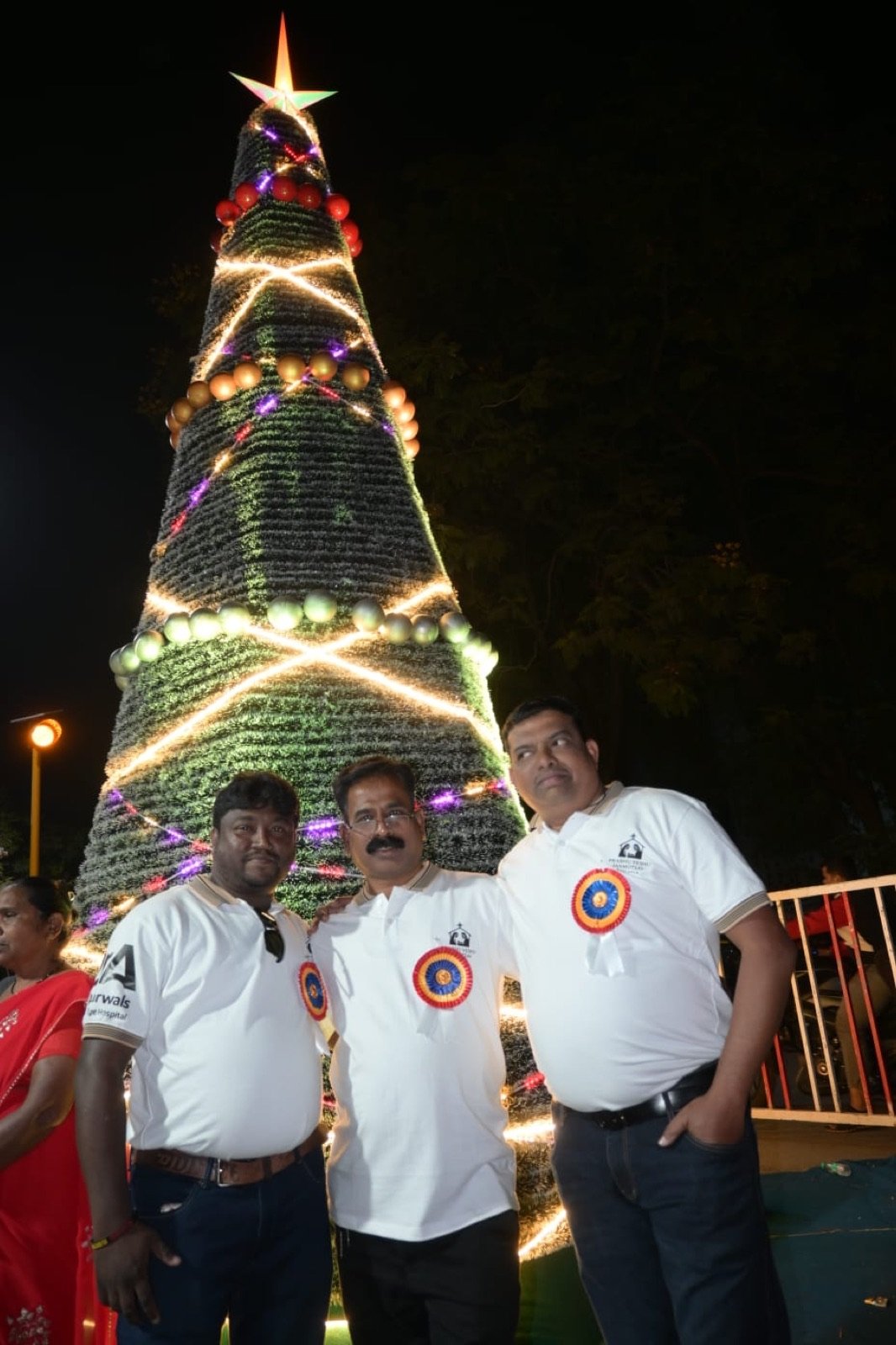 Christmas tree lighting